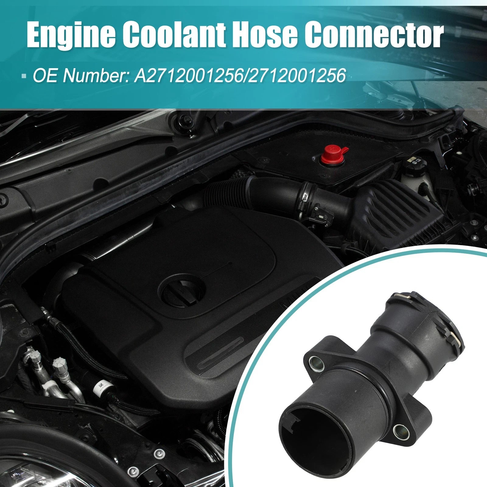 Engine Coolant Hose Connector Replacement for Mercedes-Benz C230 (2003–2005)