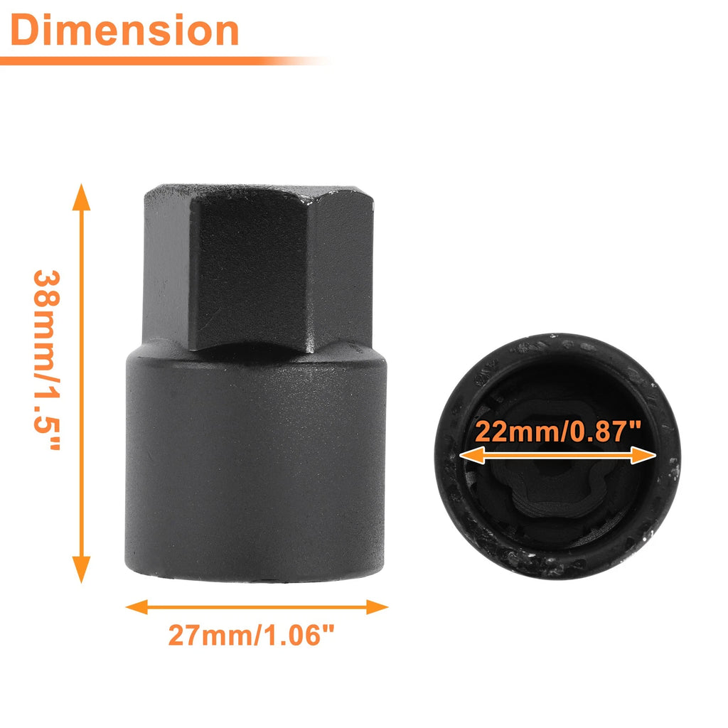 Wheel Lock Lug Nut Key Socket Tool for Toyota Lexus