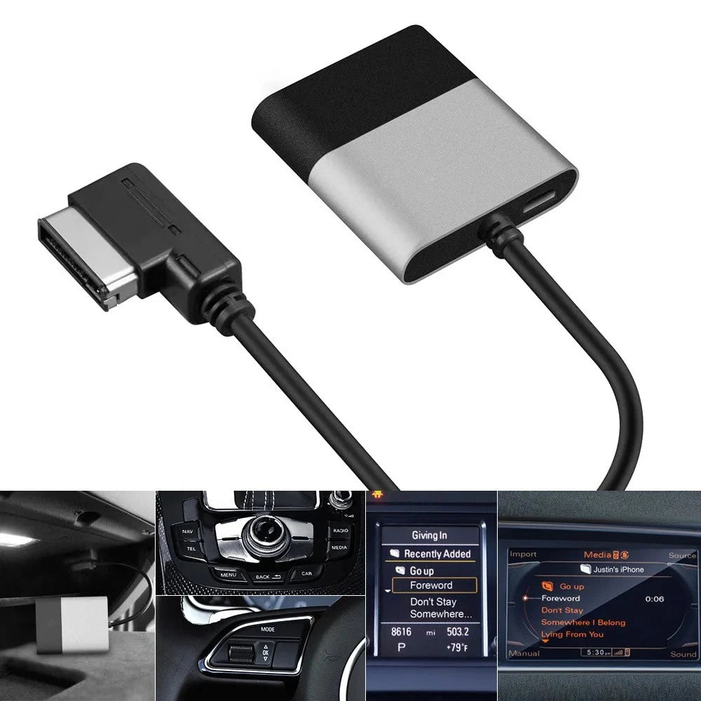 AMI Bluetooth 5.0 AUX Adapter for Mercedes Benz C63 GLK350 400 260 (2010–2020)