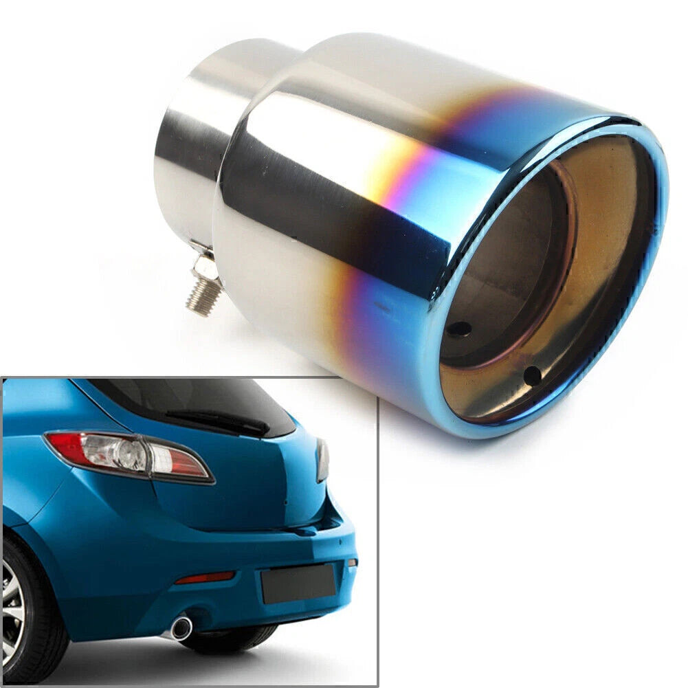 Exhaust Pipe Tail Muffler Tip for Mazda 3 (2010–2013) - Blue