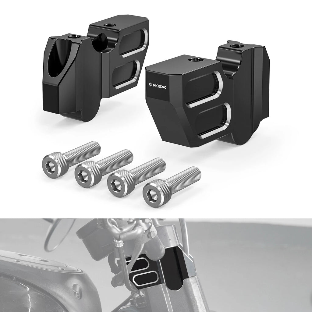 1.77" Handlebar Riser Mount 0.59" Kickback for Harley Sportster S (2021–2024)