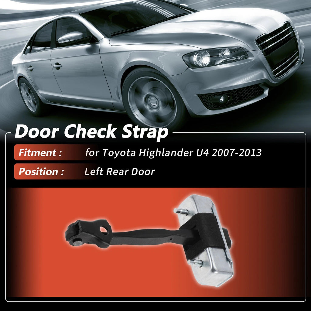 Left Rear Door Check Strap Replacement for Toyota Highlander (2007–2013)