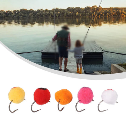5610pcs Fast Sinking Egg Steelhead Fly for Trout