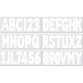 Boat Registration Sticker Decals A-Z & 0-9 Numbers