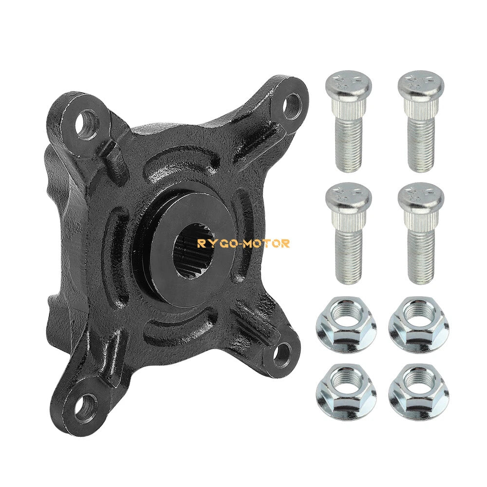 Front Wheel Hub & Studs for Polaris Ranger 400 425 500 570 650 700 800 (2006–2021)
