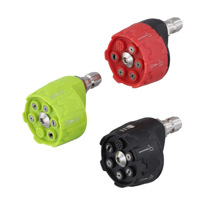 3X 6 in 1 Pressure Washer Nozzles for Quick Change 4000 PSI
