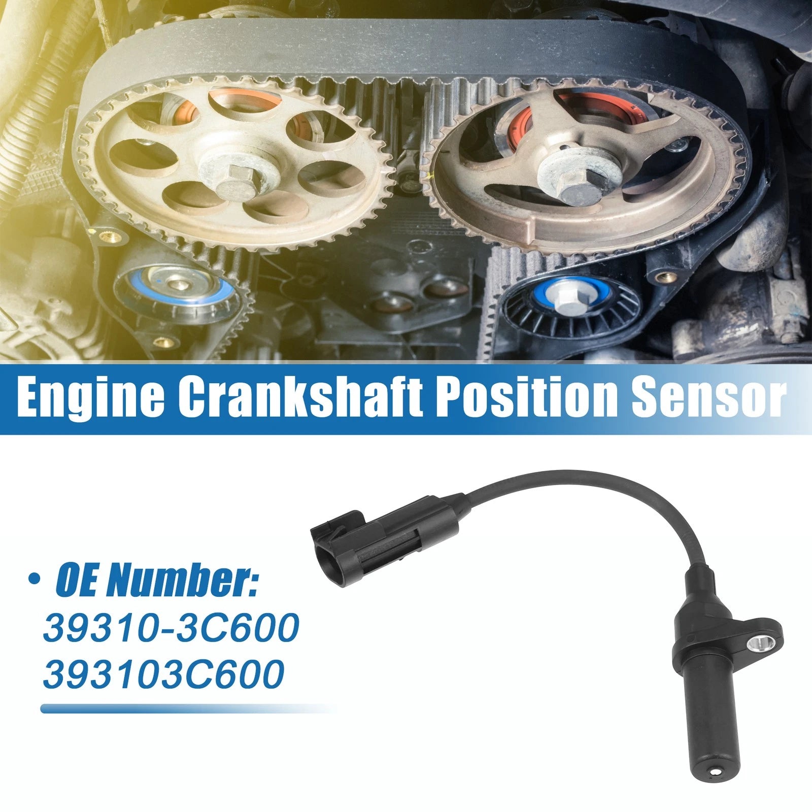 Engine Crankshaft Position Sensor Replacement for Hyundai Santa Fe (2013–2018)