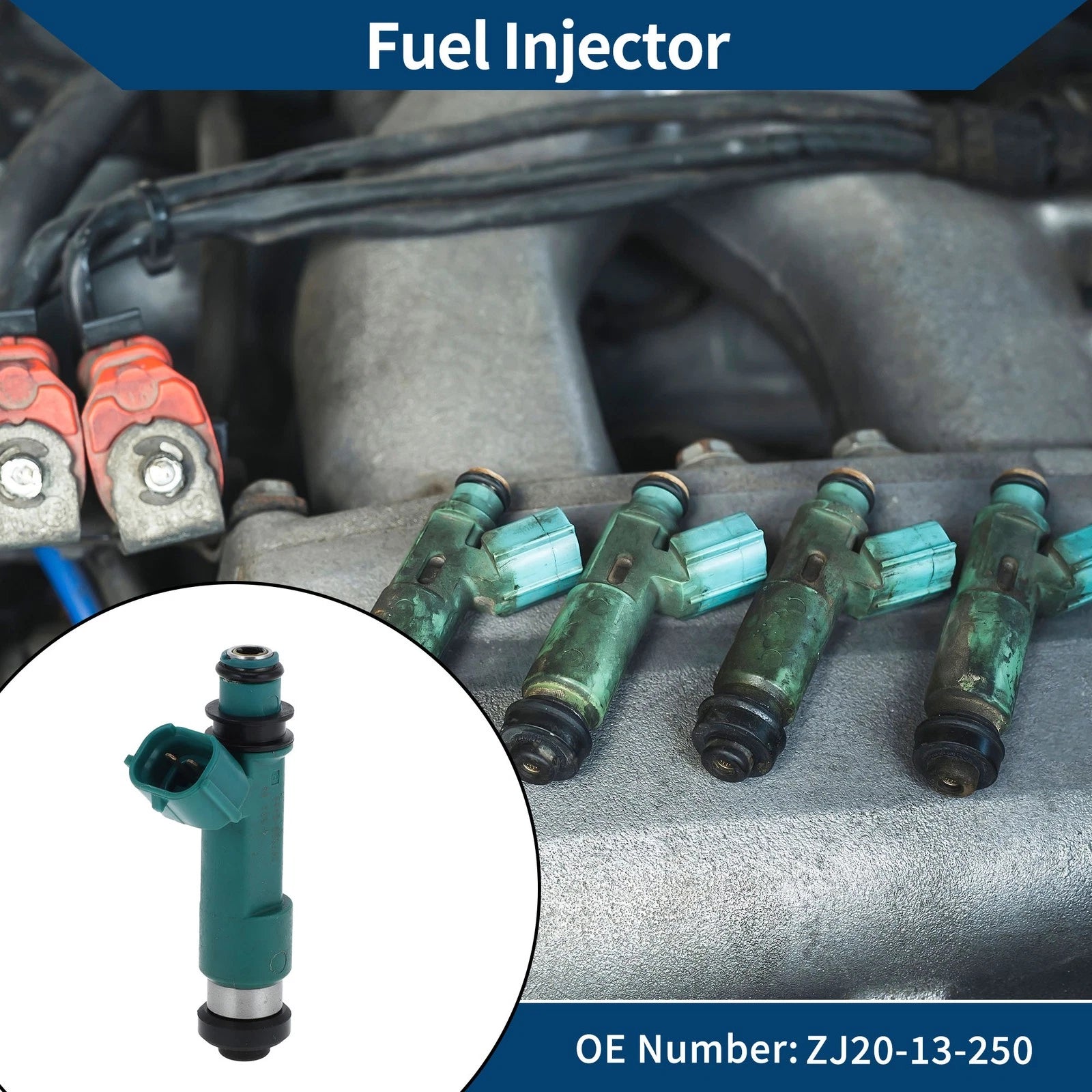 Fuel Injector Replacement for Mazda 2 Hatchback 1.3 DE3FS (2007–2015)