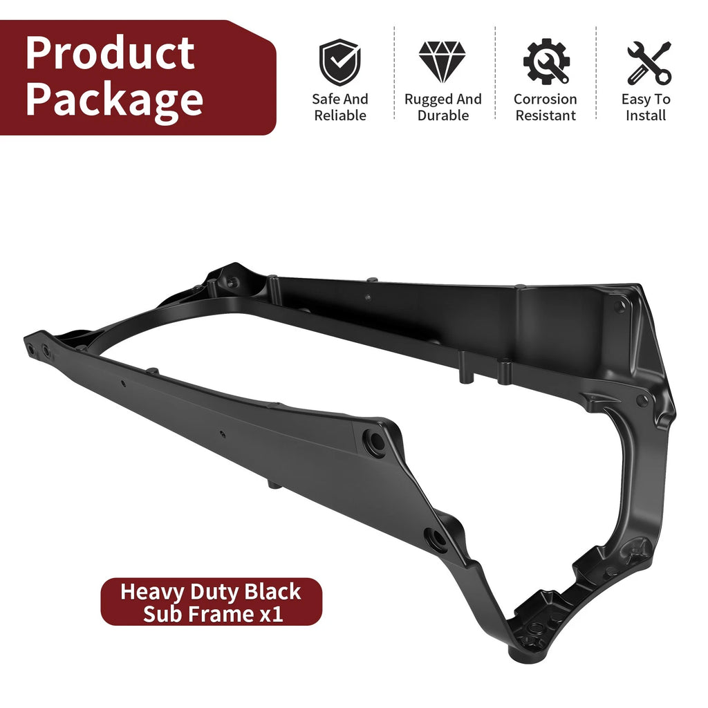 Set of 2 Sub Frame for Yamaha Raptor 700 700R (2006–2024) Black 1S3-21190-08-00 2LS-F1190-68-00