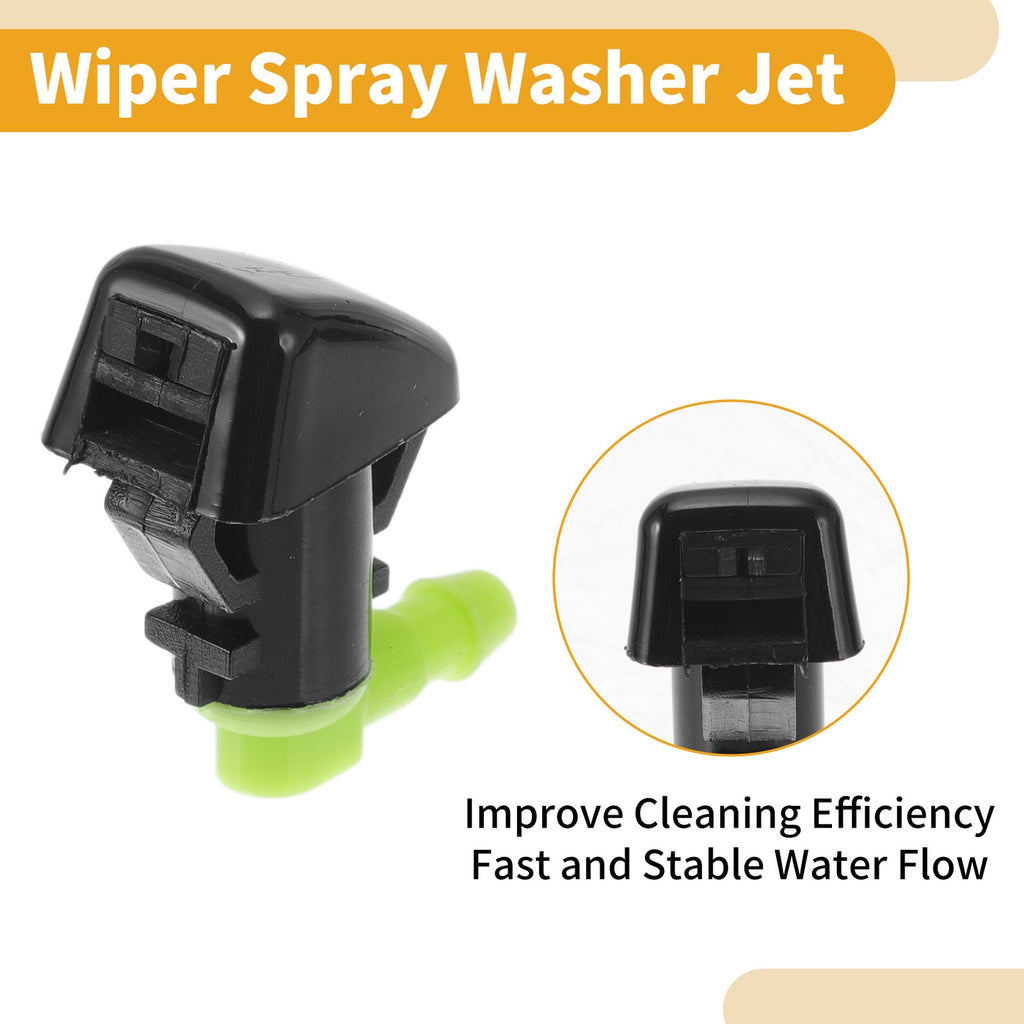 Windshield Washer Nozzle Kit with Hose Connector for Chevrolet Malibu (2012–2015)