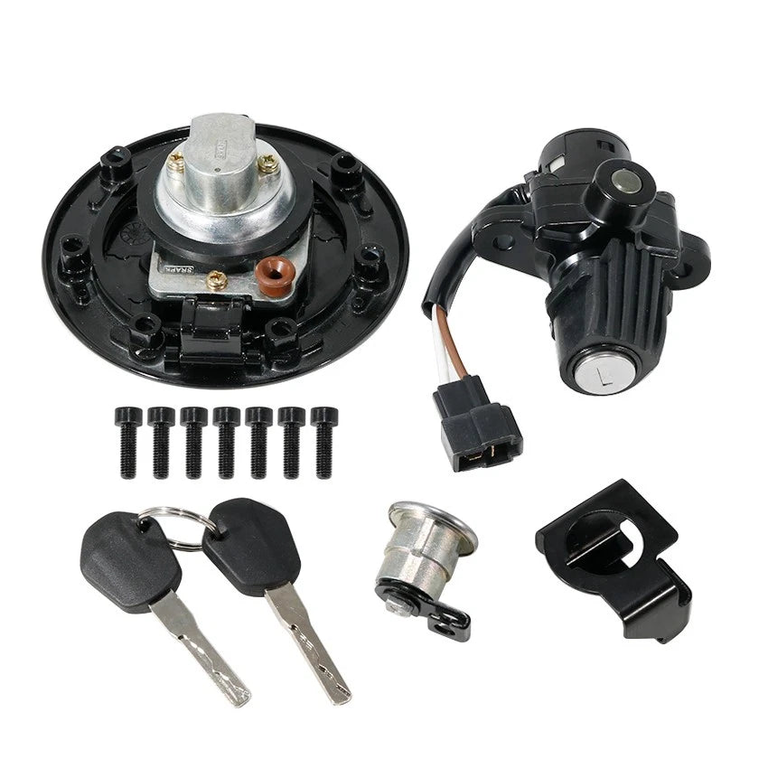 Ignition Key Switch Fuel Cap Seat Lock Set for KTM 200 Duke 20-23/390 Duke 17-23