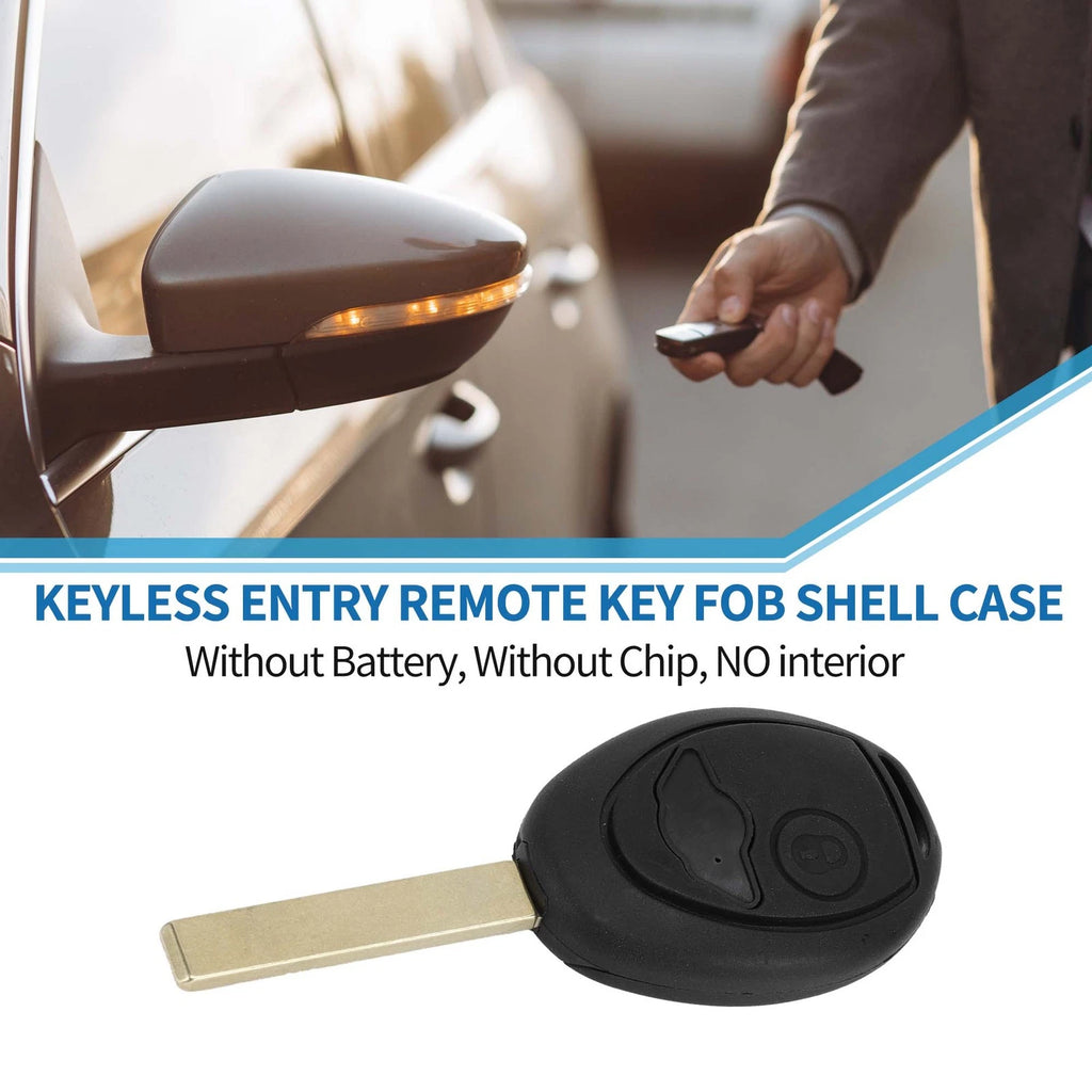 Keyless Entry Remote Fob Key Shell Case for BMW Mini Cooper (2002–2005)