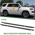 2pcs Rear Window Weatherstrip Seal Left Right Replacement for Toyota 4Runner (2010–2021)