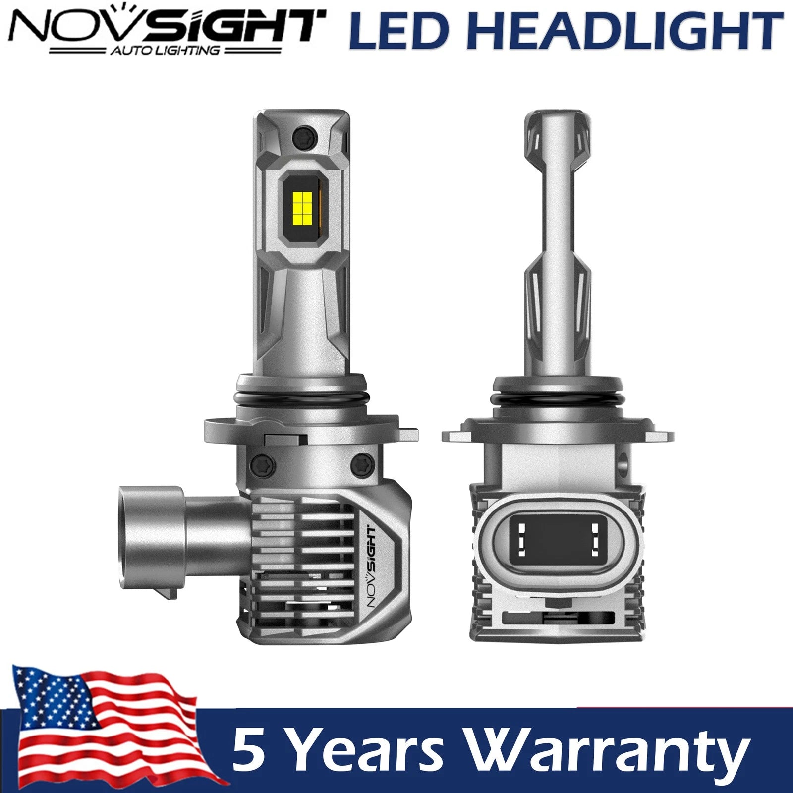 2X 9005 LED Headlight Bulb Kit for 6500K