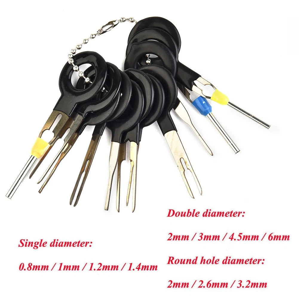 Set of 4 Auto Wire Terminal Removal Tools Crimp Extractor Kit