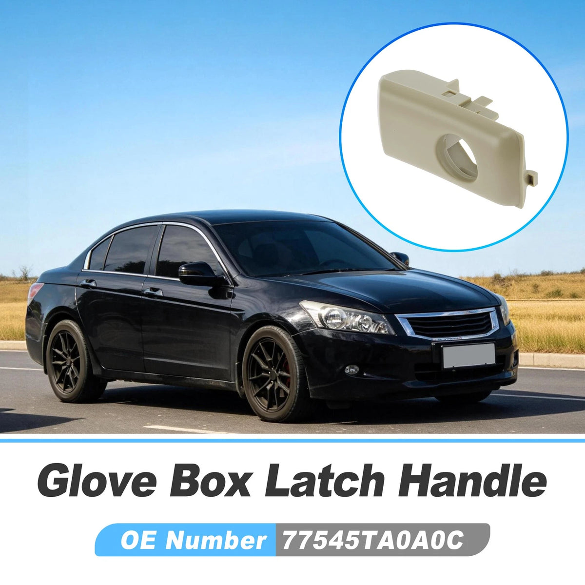 Glove Box Latch Lock Handle for Honda Accord (2008–2012) 77545TA0A0C Beige