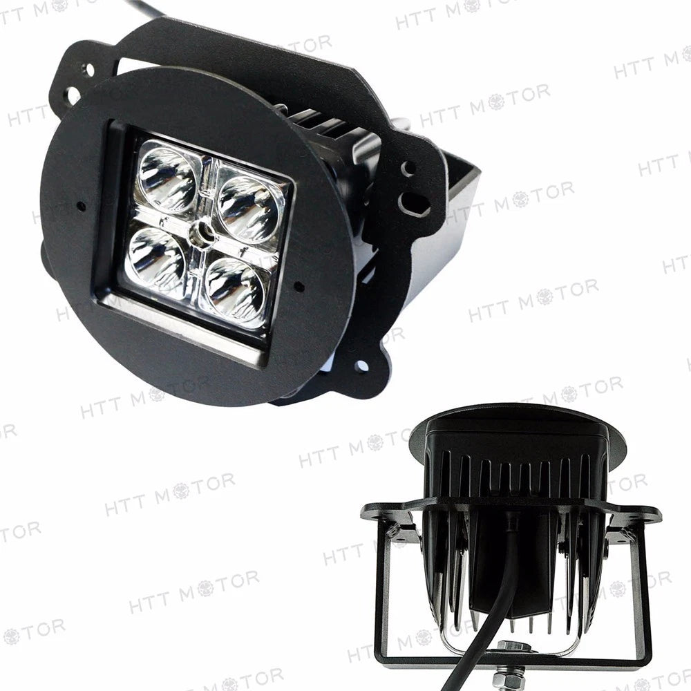 12W Cree LED Fog Lights for Jeep Wrangler JK (2007–2017)