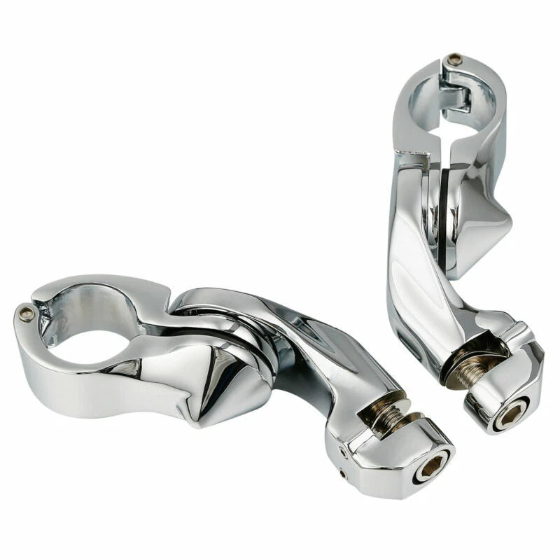 1 1/4" Short Angle Highway Footpeg Mount Bracket for Harley Touring (2014–2023)