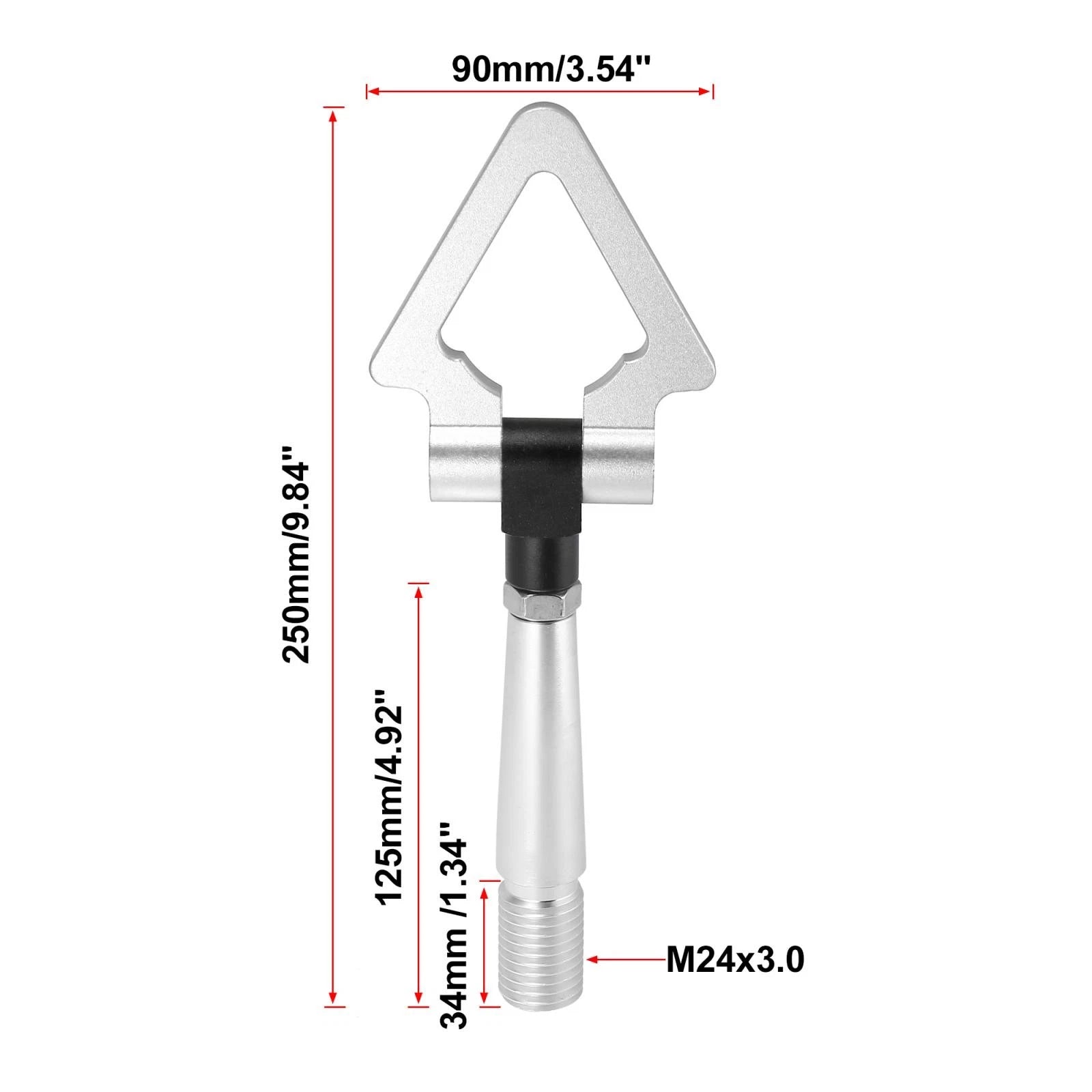 Tow Hook Screw On Triangle for Mitsubishi Lancer EVO X 10 (2008–2015)