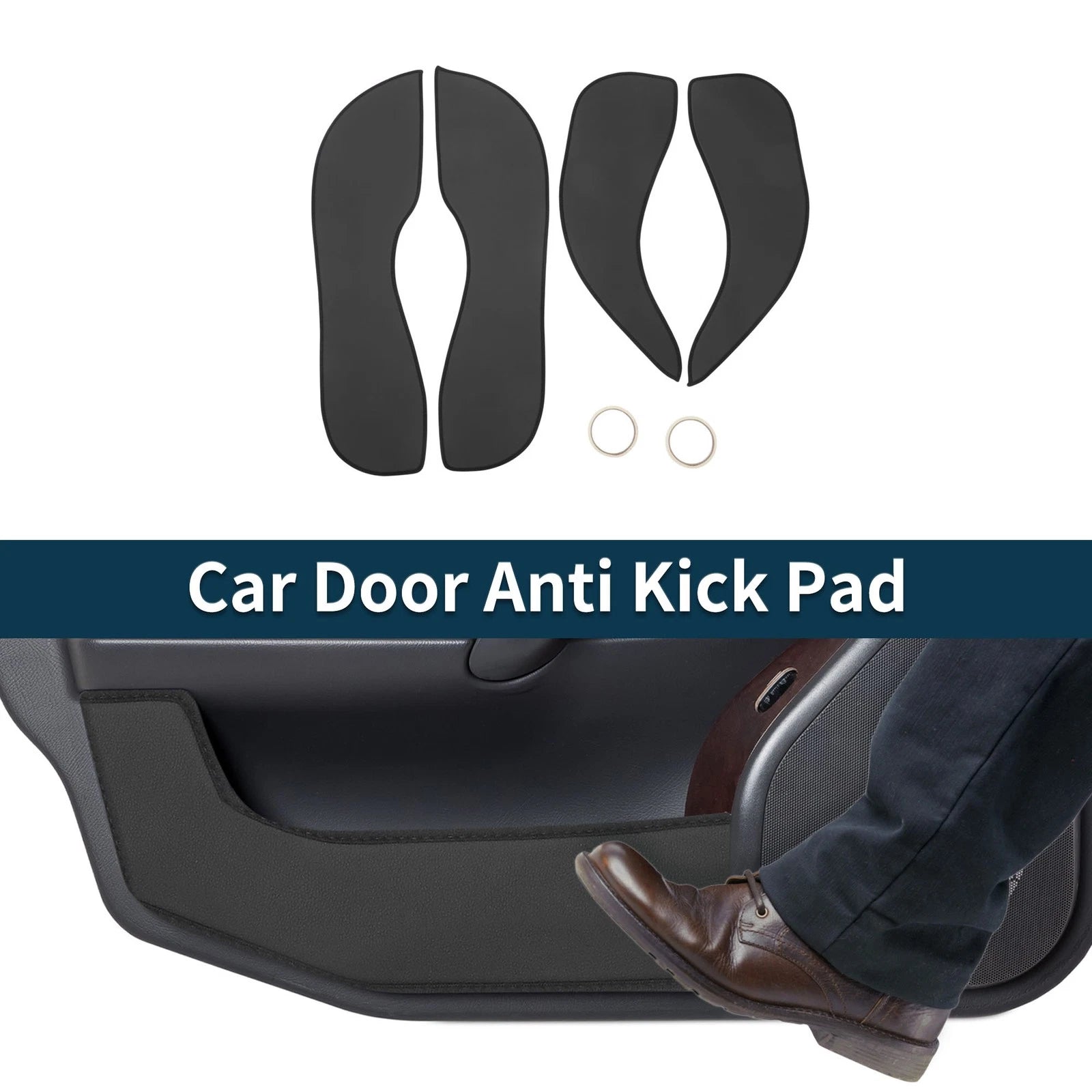 Car Door Anti Kick Pad Protector Set for Hyundai IX35 Tucson (2010–2017)
