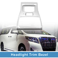 1 Pcs Front Headlight Trim Bezel Replacement for Toyota Alphard (2016–2020)