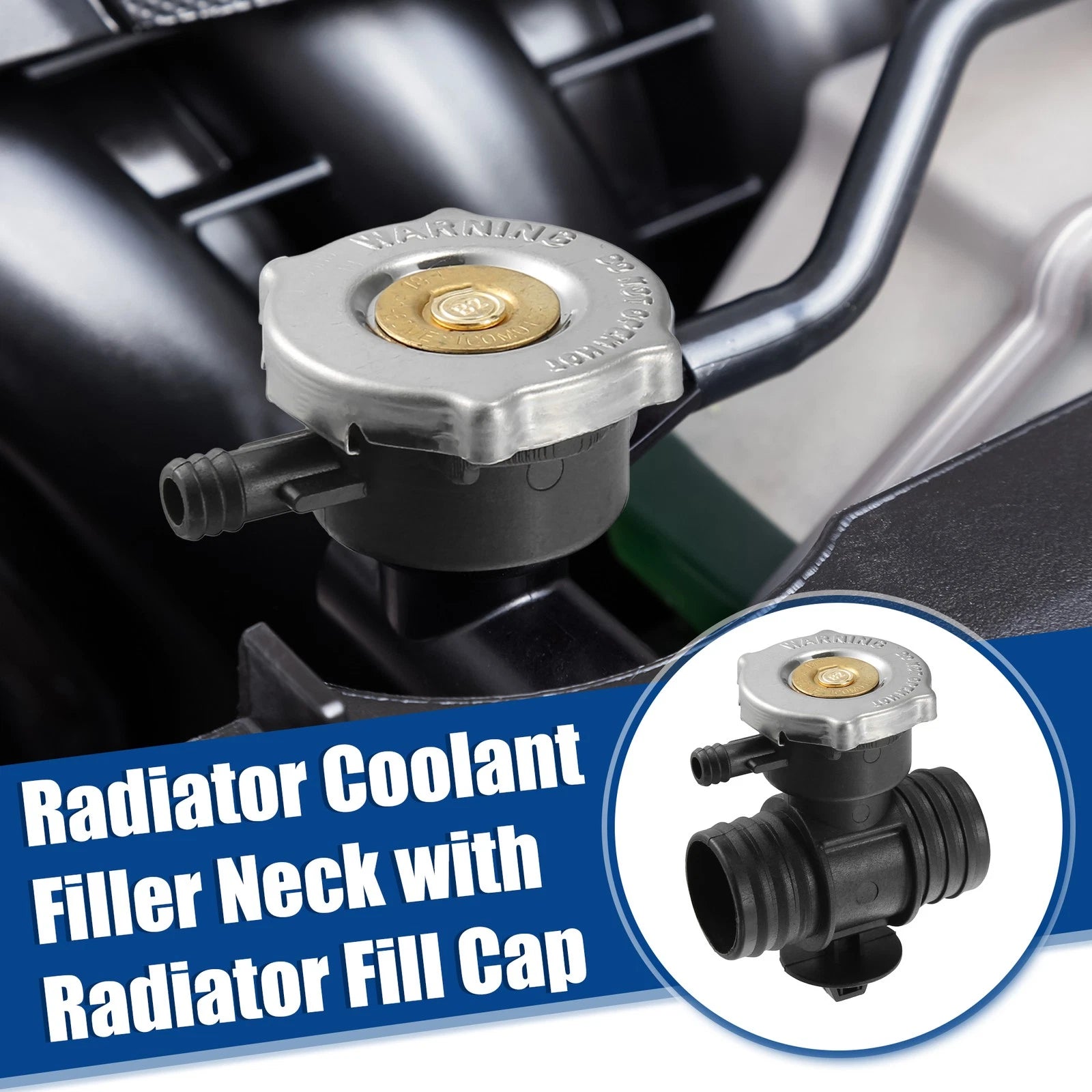 Radiator Coolant Filler Neck with Cap Replacement for Dodge Durango (2011–2024)