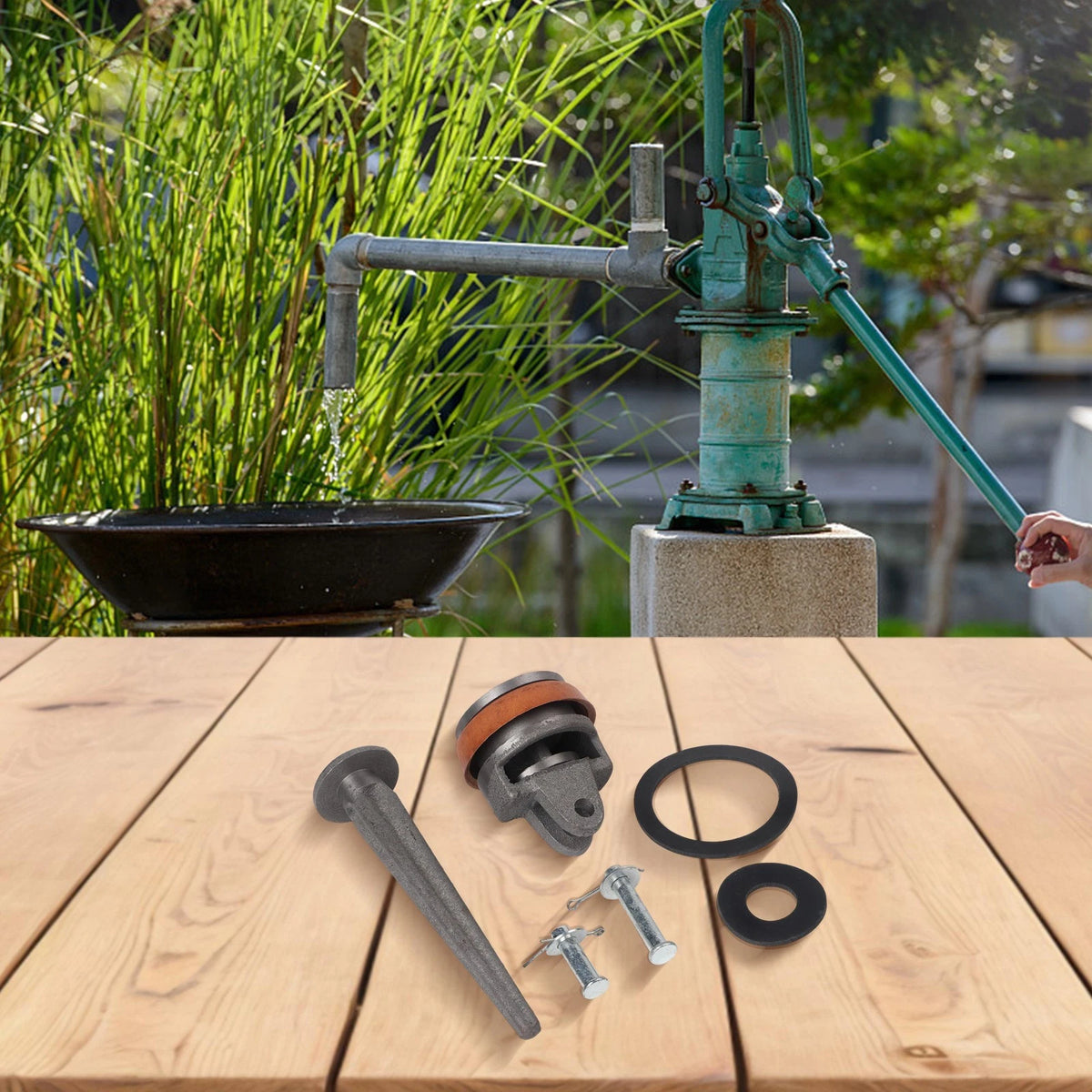 Complete Handle Pump Piston Set for Type 75 Water Flow Enhancement