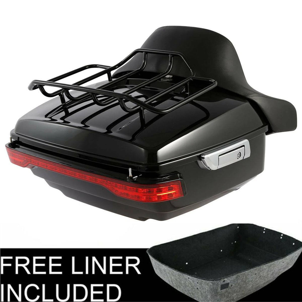 Trunk Backrest Pad Brake Tail Light for Harley Electra Road Glide (2014–2026)