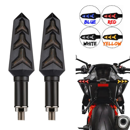 2X Sequential LED Turn Signal Blinker Light for