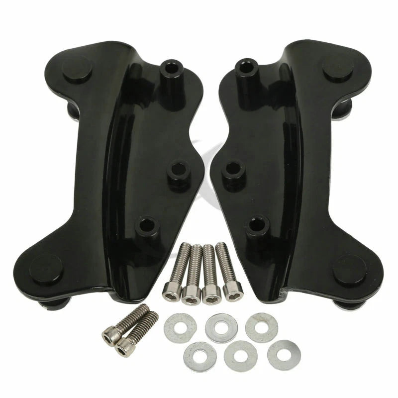 4 Point Docking Hardware & Backrest Sissy Bar for Harley Road Glide (2009–2013)