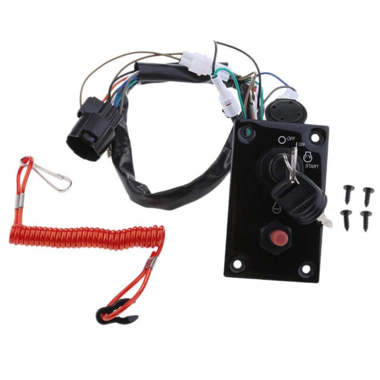 Ignition Key Switch Panel for Suzuki Marine Outboard (37100-96J24)