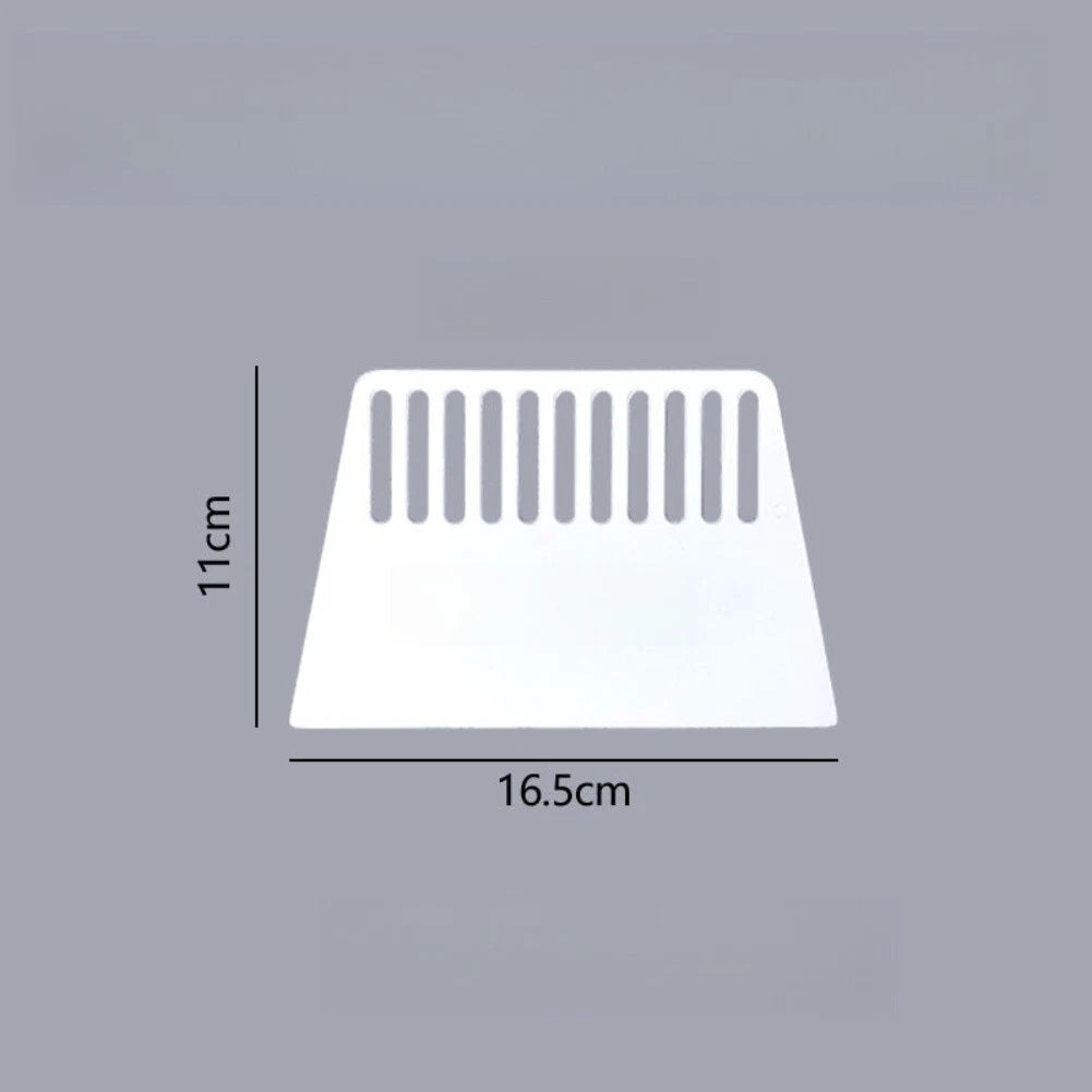 3X PP Plastic Scraper Set for Filling and Decorative Work