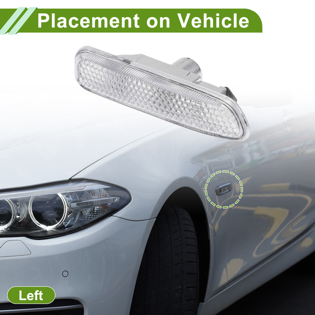Left Side Marker Light Cover for BMW 3 Series E46 (1999–2001)
