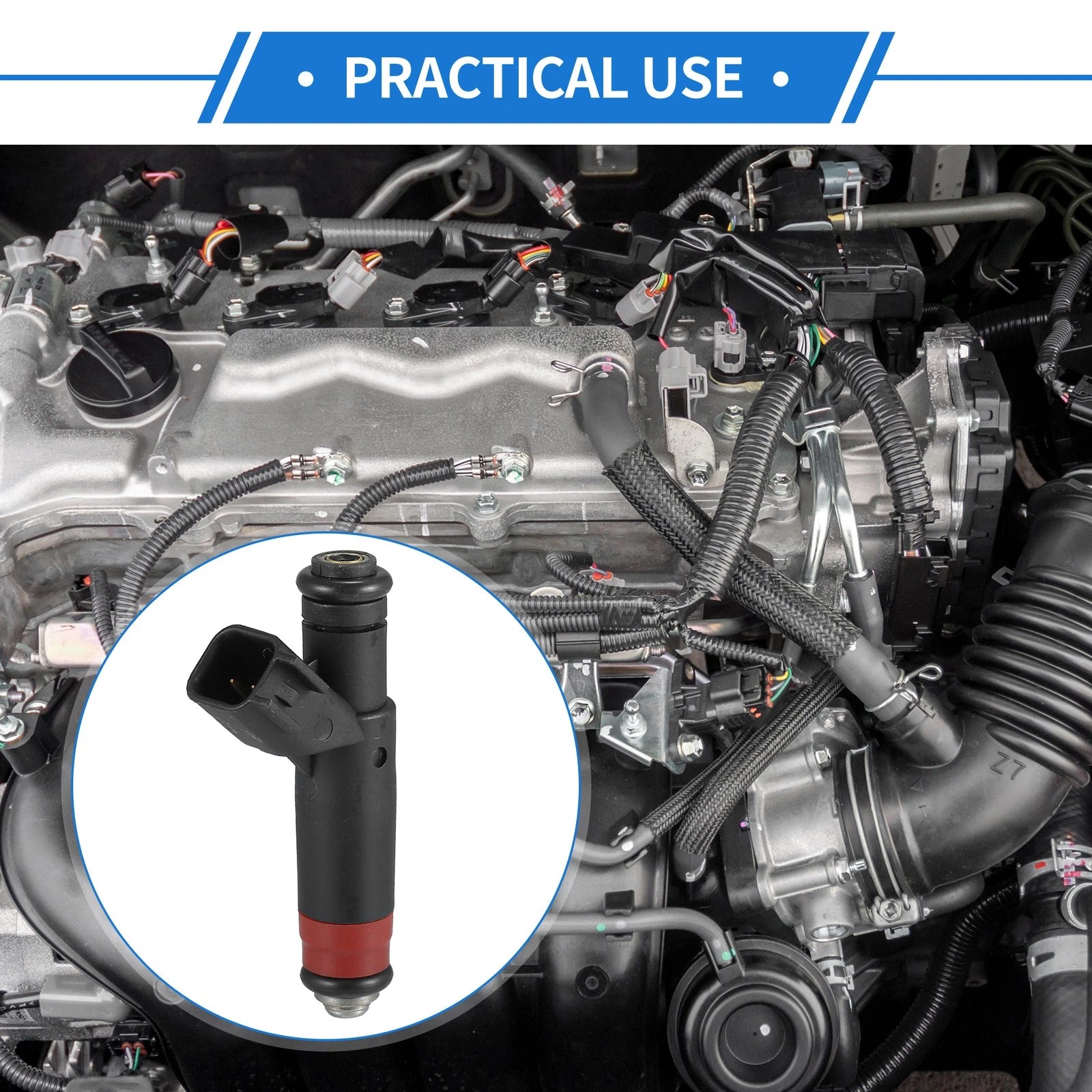 Fuel Injector Replacement for Dodge Dakota 2001–2003 4.7L (8 Pack)