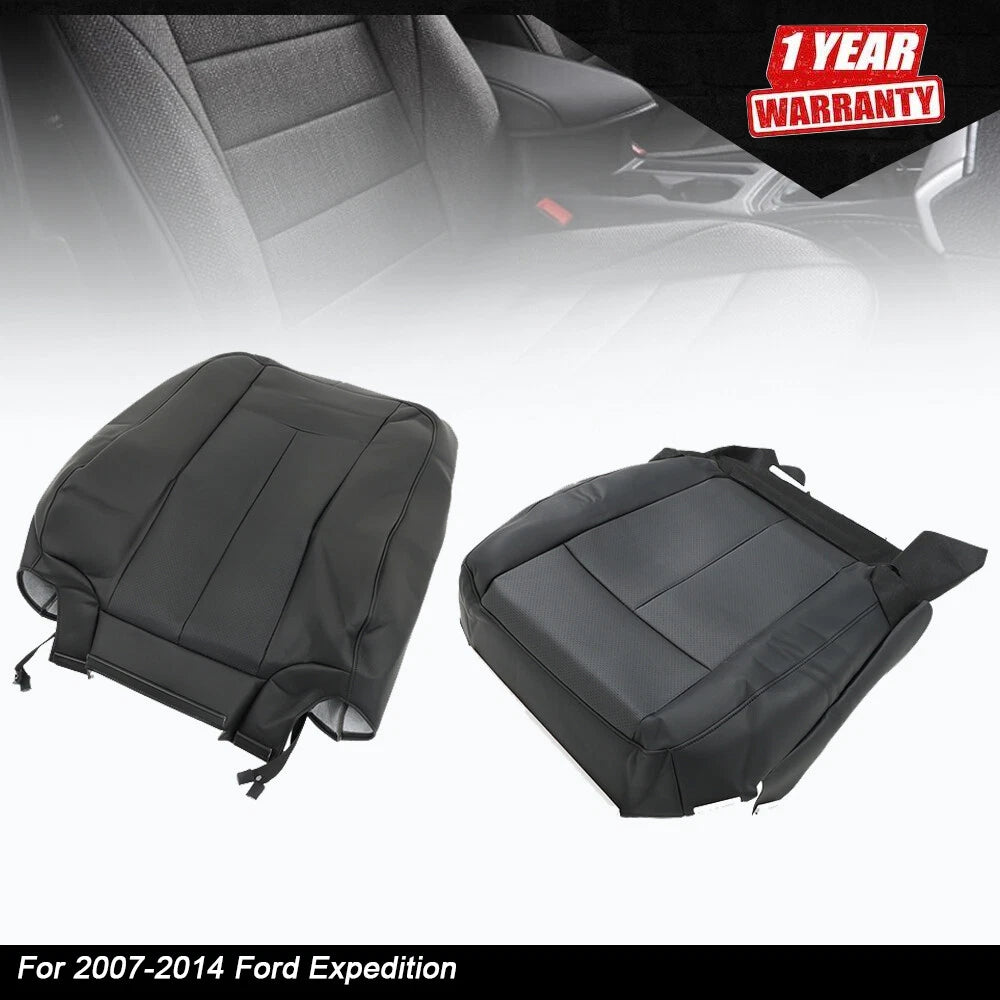 Leather Seat Cover Set for Ford Expedition (2007–2014) Driver Bottom & Top