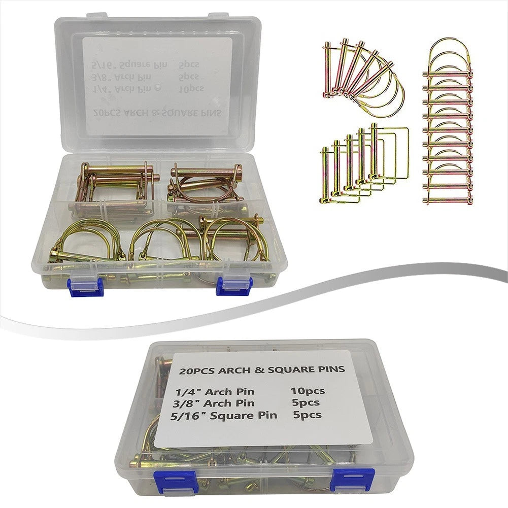 20pcs Shaft Locking Pins Set for Various Applications