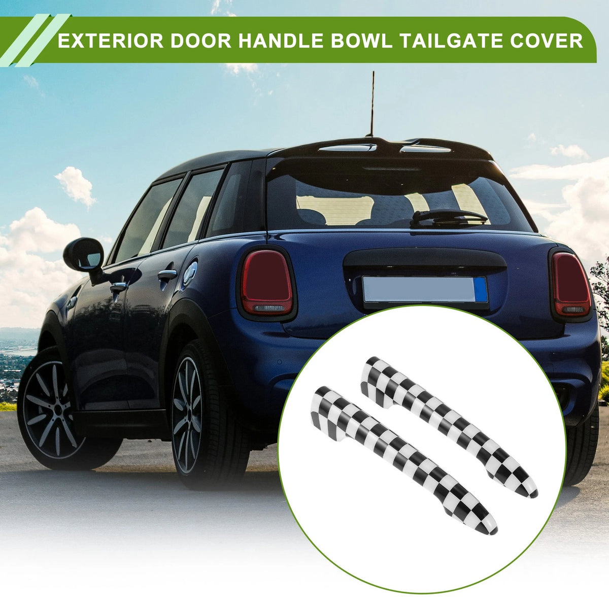 Tailgate Handle Cover for BMW Mini Cooper F54 Clubman (2014–Present) White