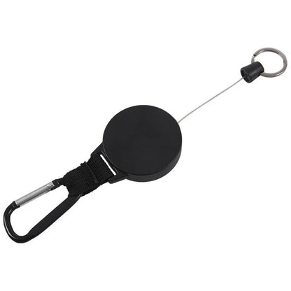 Retractable Keychain with Steel Cable and Clip for Personal Items