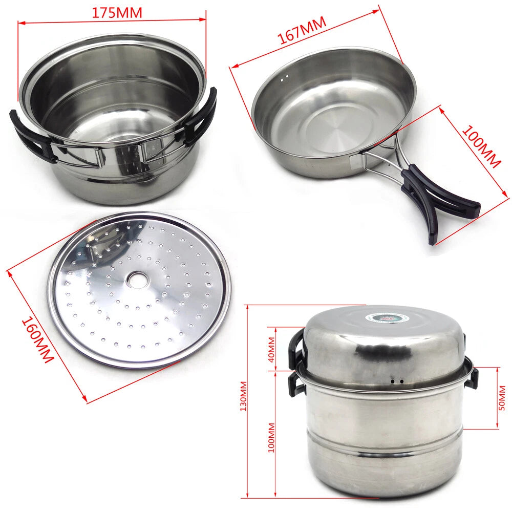 Compact Charcoal BBQ Grill for Outdoor Camping