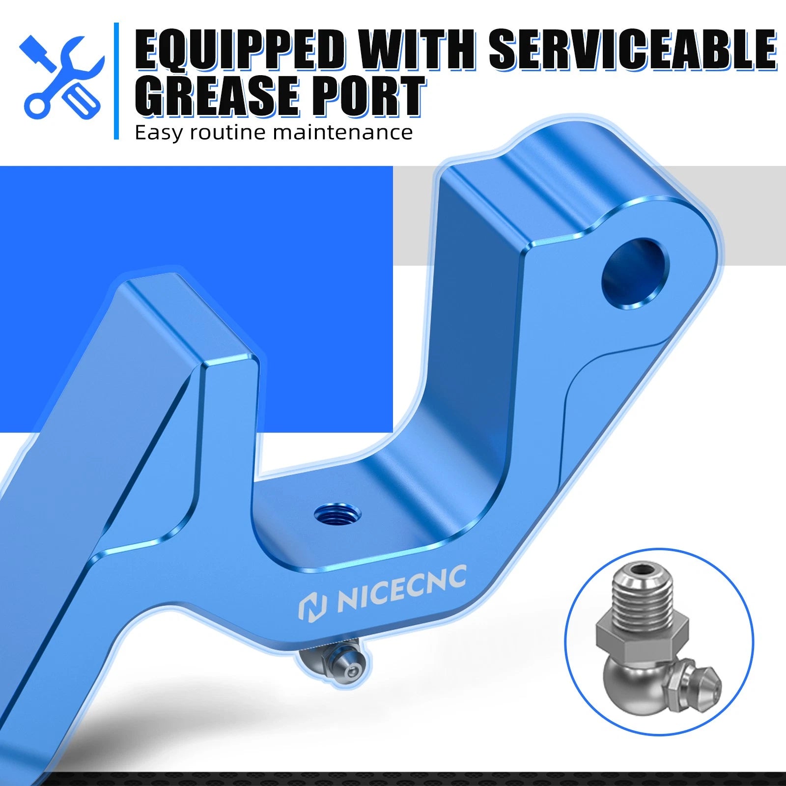 Front Stabilizer Bar Mounting Brackets for Polaris General 1000/4 (2021–2023)