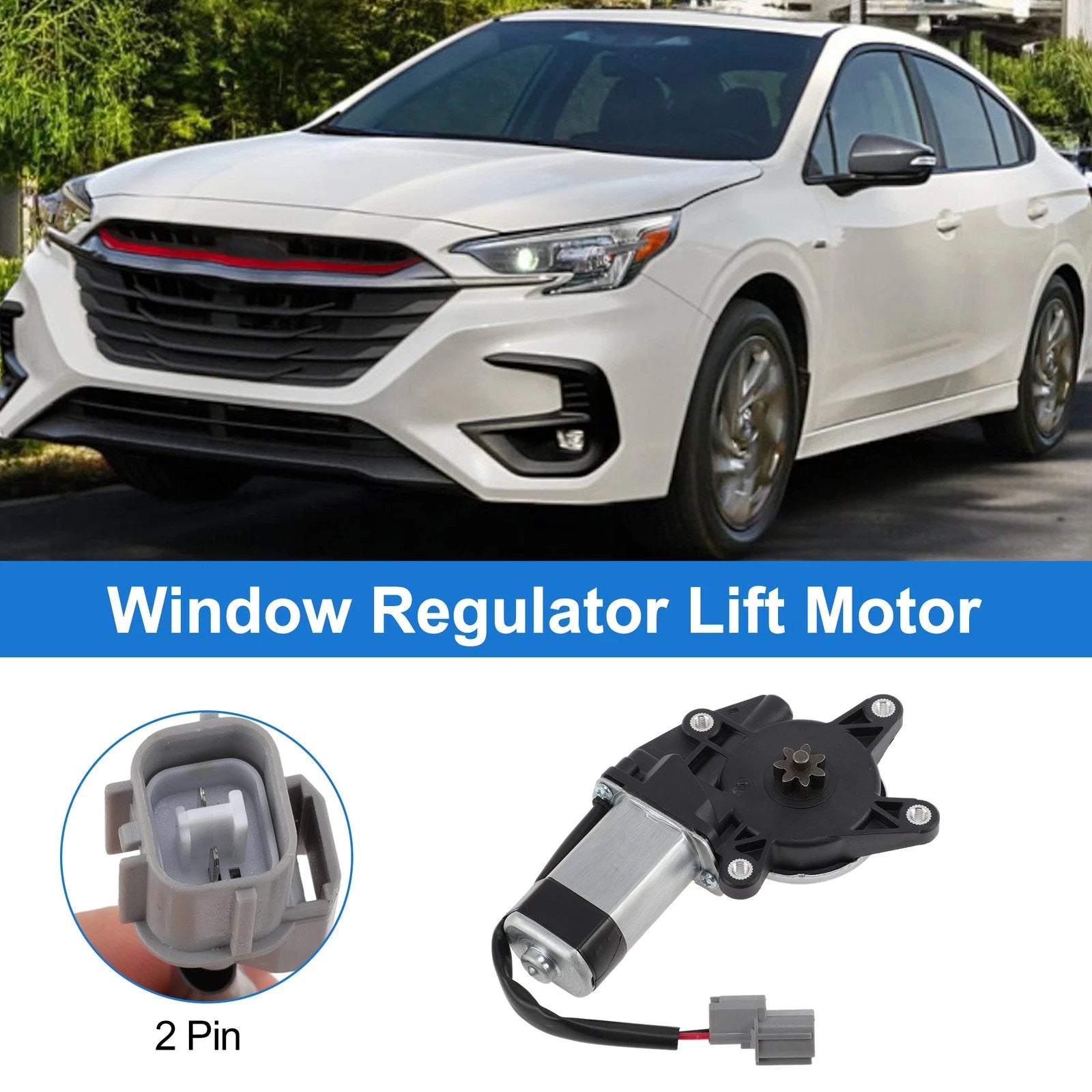 Front Right Power Window Regulator Lift Motor for Subaru Legacy (2005–2009)