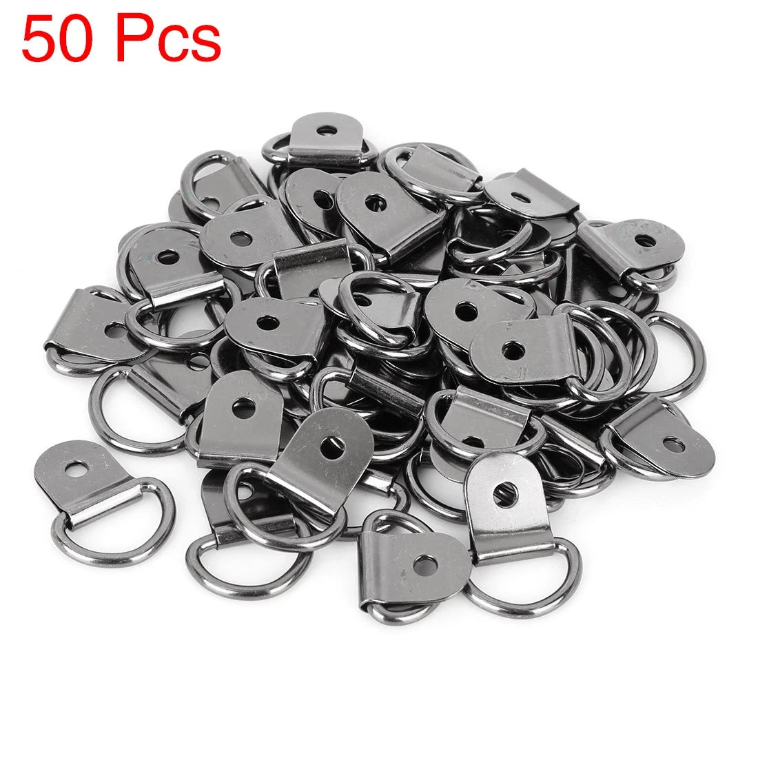 Tie Down Anchors D-Ring Kit for Car Truck Trailer (50 Pack) (Titanium)
