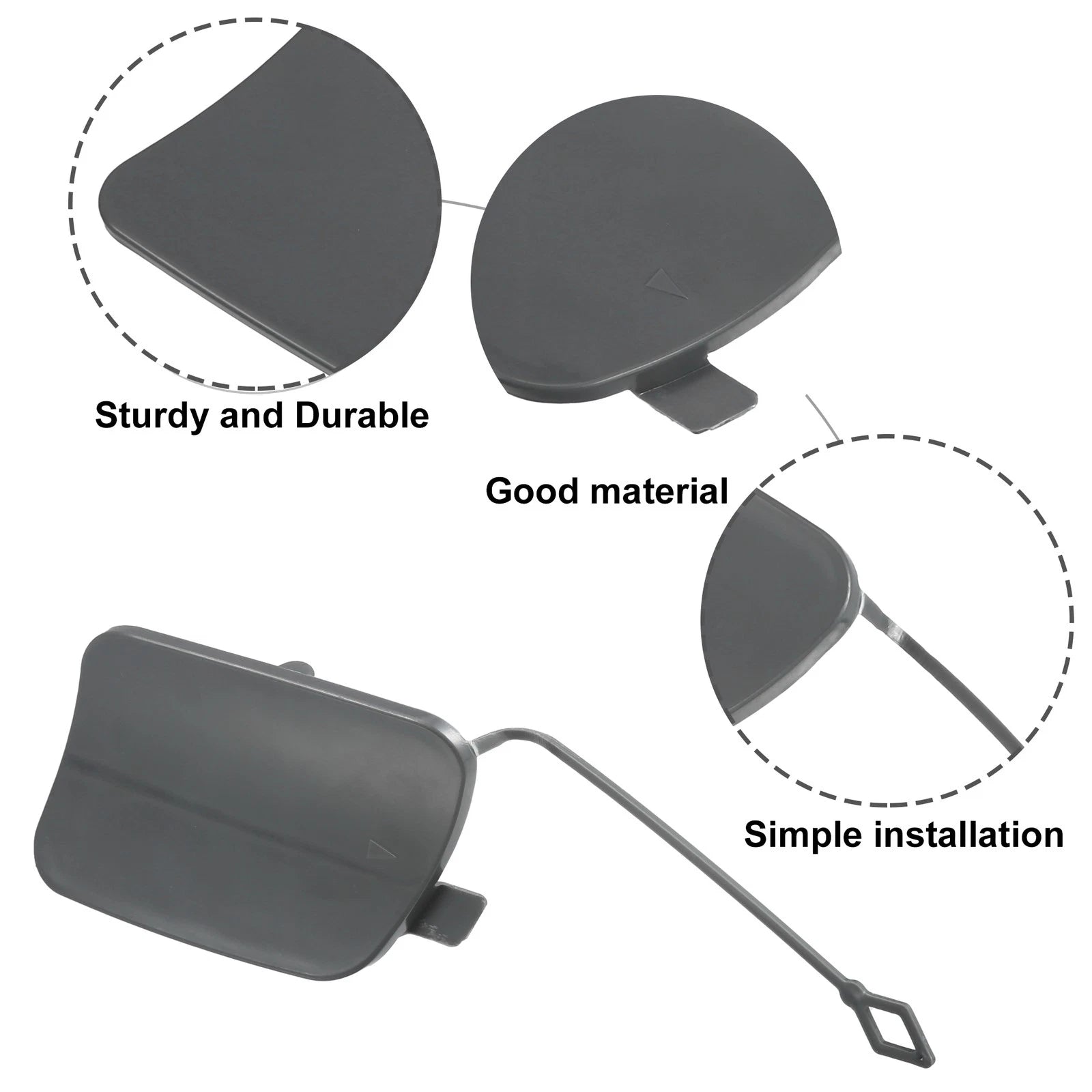 Rear Right Tow Eye Hook Cover Cap for BMW X5 SDrive35i (2014–2018)