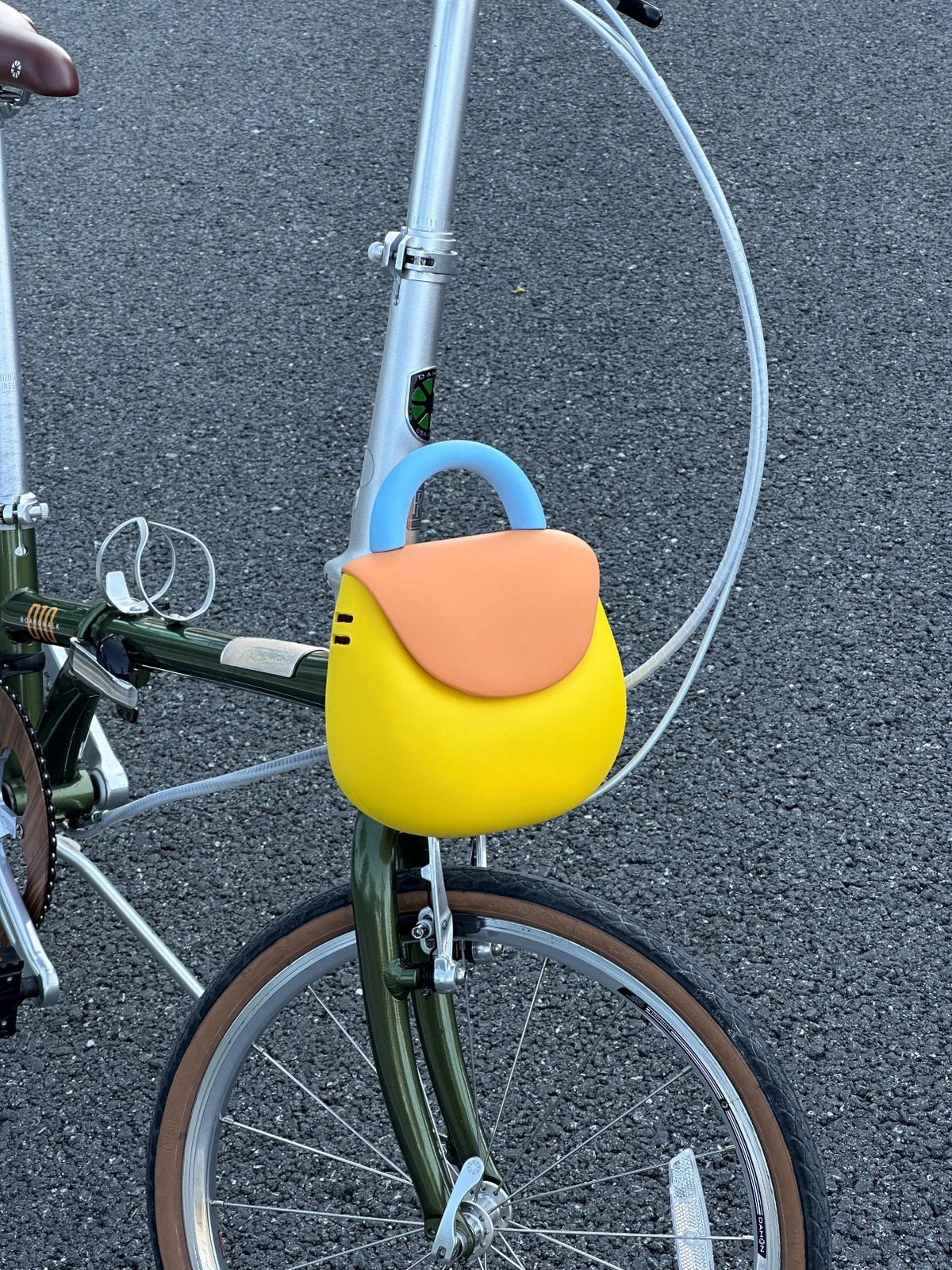 Folding Bike Pouch for Waterproof Storage (2L Capacity)