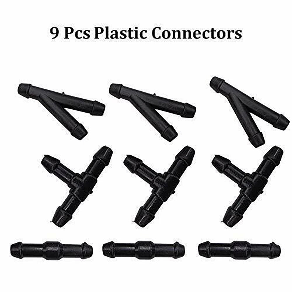 Windshield Washer Hose Connector Set for Unobstructed Wiper Fluid Flow
