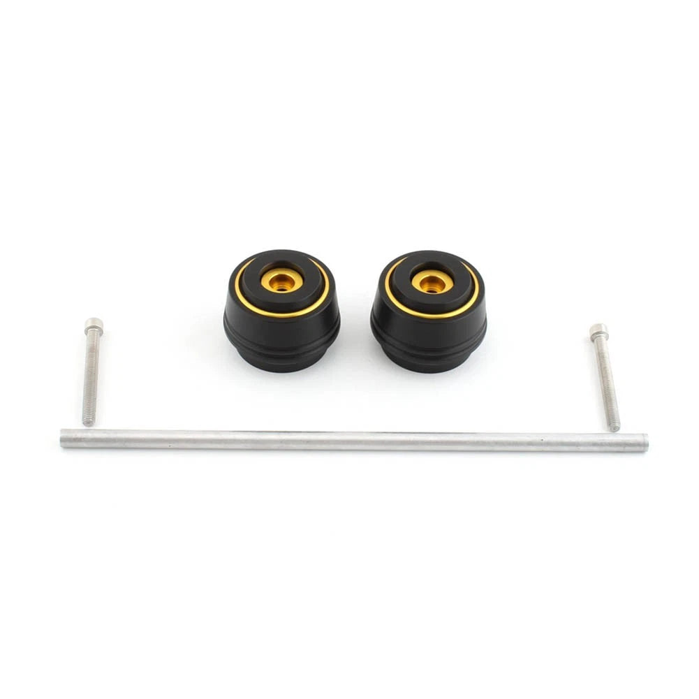 Front Wheel Axle Fork Slider Crash Protector for Zontes Shengshi 368 (D E M)