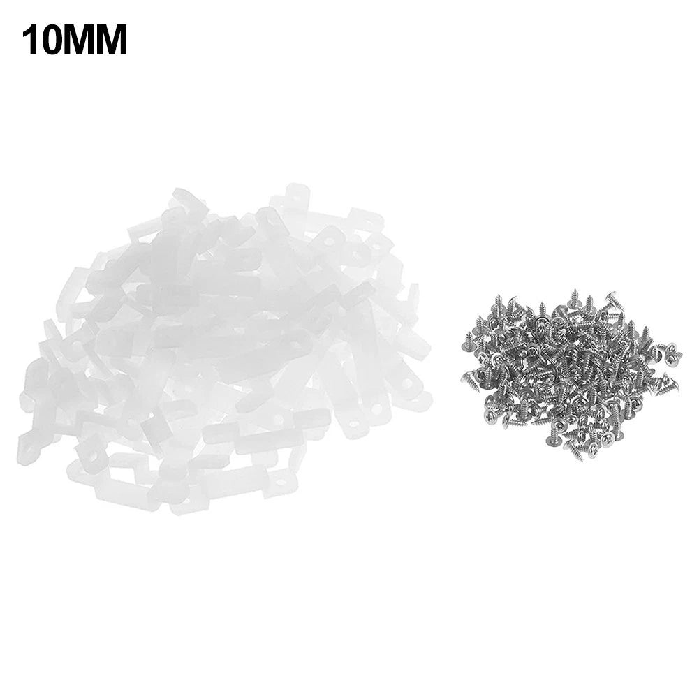 50 PCS Silicone Mounting Brackets for LED Lights