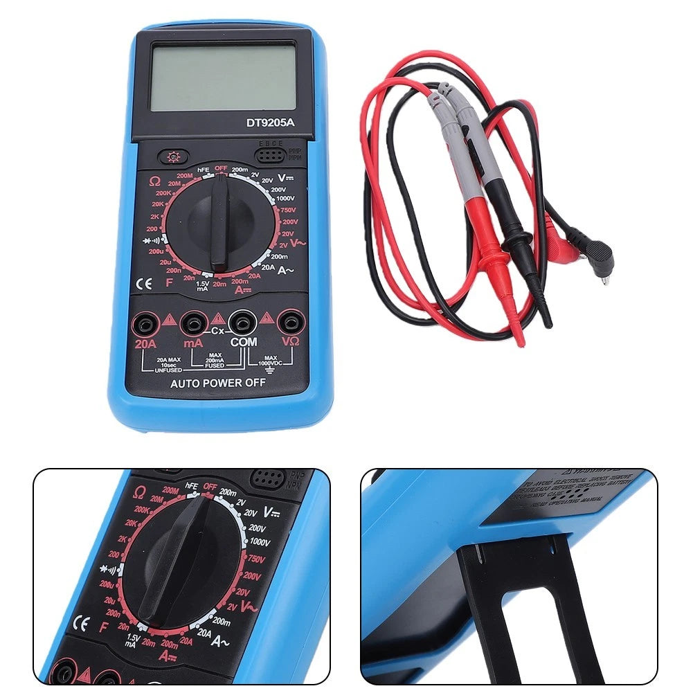 DT9205A Digital Multimeter for Automotive Use (Ergonomic ABS Housing)