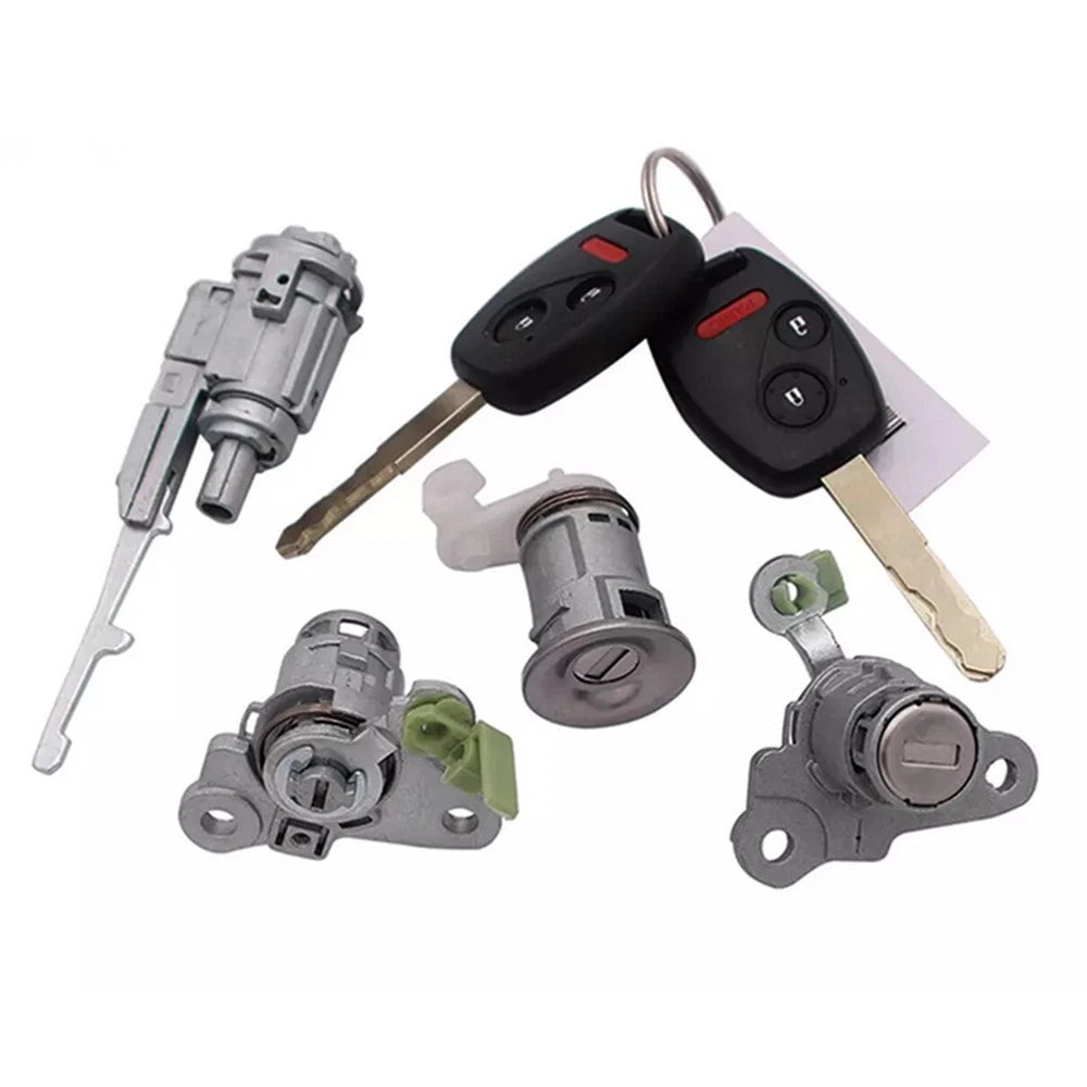 Ignition Cylinder & Door Lock Set w/ keys 72145-SAA-G02 For Honda Fit 2004-2008