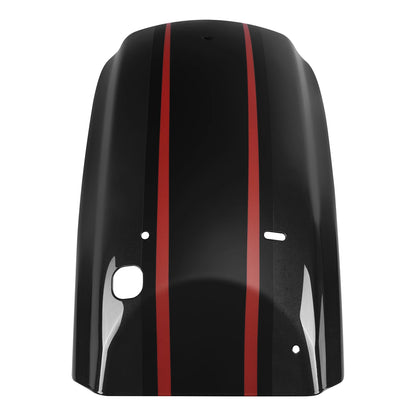 Rear Fender for Harley Touring Road Glide (2009–2023) Dark Alloy/Black Denim